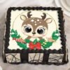 Christmas Reindeer Chocolate Cake – Delicious chocolate cake with festive reindeer decorations for Christmas celebrations.