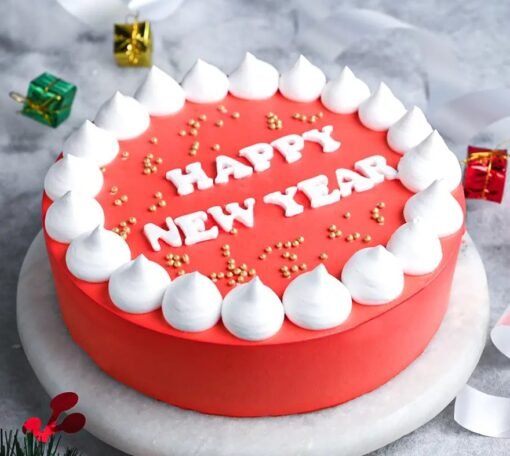 Round Chocolate Cake for New Year’s Eve – A rich, creamy dessert for your holiday celebrations.