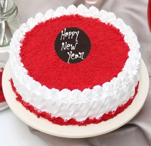 Delicious Red Velvet Cake with Cream Cheese Frosting – New Year’s Eve Dessert.