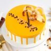 Deliciously moist Special Butterscotch Cake topped with golden butterscotch frosting