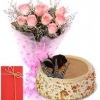 Eternal Love Indulgence gift set with exquisite treats, symbolizing romance and elegance, ideal for anniversaries, weddings, or special celebrations.